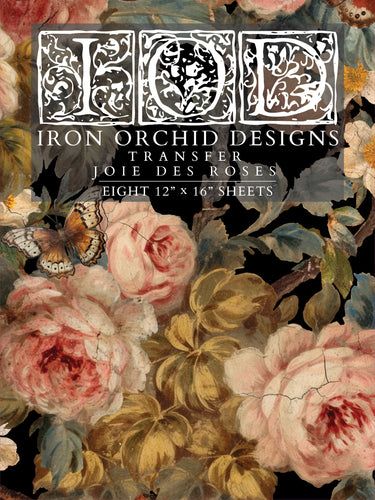 Iron Orchid Designs, IOD Joie Des Roses Transfer Pad