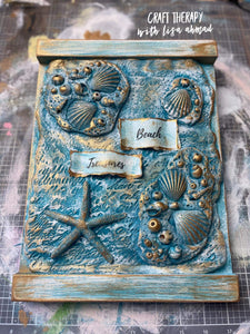 IOD Iron Orchid Designs Kindest Regards Stamp used in Beach Project video by Lisa Ahmad of Craft Therapy!