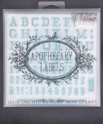 Iron Orchid Designs, IOD Apothecary Stamp