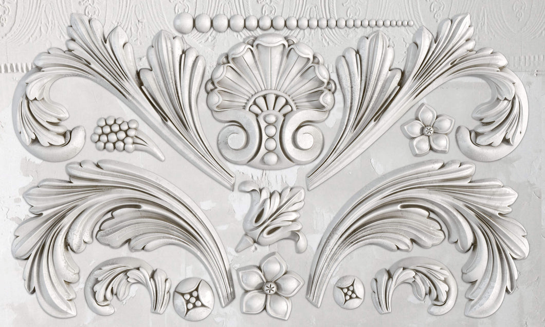 IOD Iron Orchid Decor Mould Acanthus Scroll