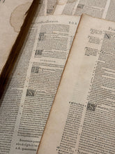 Load image into Gallery viewer, Original Italian Book Pages From 1550 - Set/8