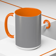 Load image into Gallery viewer, Inspirational Accent Coffee Mug — "I am patient with myself as I work through challenges"