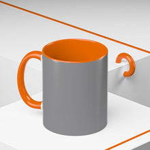Load image into Gallery viewer, Inspirational Accent Coffee Mug — "I am patient with myself as I work through challenges"