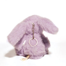 Load image into Gallery viewer, Mini Lavender Bunny Keychain