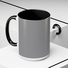 Load image into Gallery viewer, Inspirational Accent Coffee Mug — "I am patient with myself as I work through challenges"