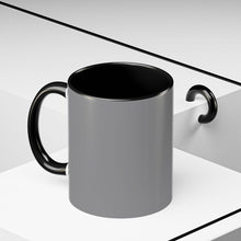Load image into Gallery viewer, Inspirational Accent Coffee Mug — "I am patient with myself as I work through challenges"