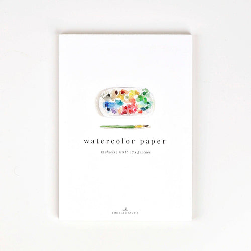 Watercolor paper: 8.5x11