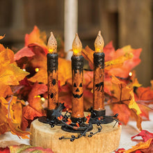 Load image into Gallery viewer, Halloween Timer Taper, 3 Assorted