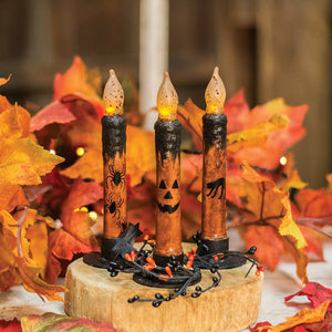 Halloween Timer Taper, 3 Assorted