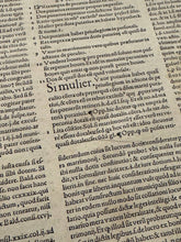 Load image into Gallery viewer, Original Italian Book Pages From 1550 - Set/8