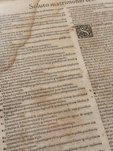 Load image into Gallery viewer, Original Italian Book Pages From 1550 - Set/8