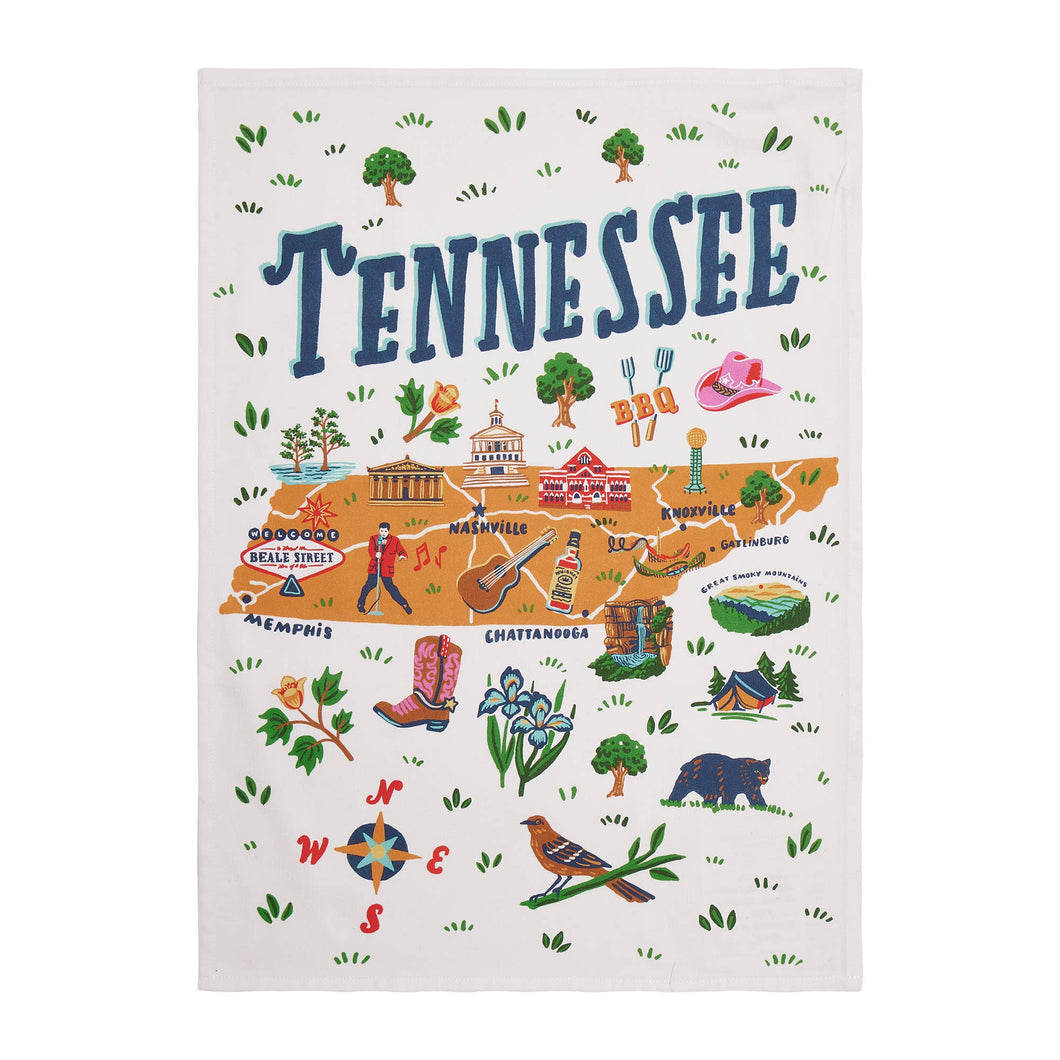 Great Gift!  Tennessee Kitchen Towel, Perfect to tuck into a gift  basket