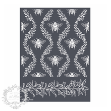 Load image into Gallery viewer, Bee and Vine - Mesh Stencil 9x12