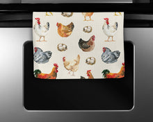 Load image into Gallery viewer, Chicken Farmhouse Rustic Homestead Kitchen Towel Waffle: Transparent Cellophane Sleeve