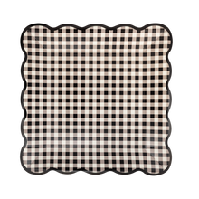 Load image into Gallery viewer, EVE1342 - Black Gingham 10" Plate