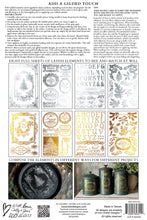 Load image into Gallery viewer, IOD, Iron Orchid Designs Holiday Release 2025 Figgy and Flourish Gilded Transfer Pad