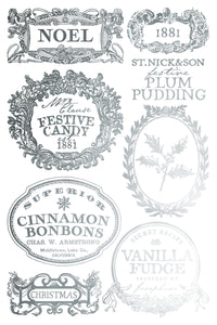 IOD, Iron Orchid Designs Holiday Release 2025 Figgy and Flourish Gilded Transfer Pad