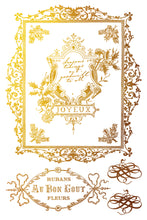 Load image into Gallery viewer, IOD, Iron Orchid Designs Holiday Release 2025 Figgy and Flourish Gilded Transfer Pad