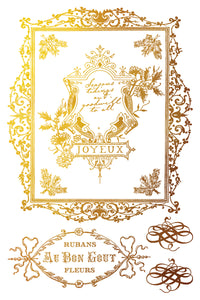 IOD, Iron Orchid Designs Holiday Release 2025 Figgy and Flourish Gilded Transfer Pad