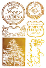 Load image into Gallery viewer, IOD, Iron Orchid Designs Holiday Release 2025 Figgy and Flourish Gilded Transfer Pad
