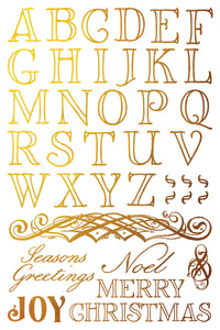 IOD, Iron Orchid Designs Holiday Release 2025 Figgy and Flourish Gilded Transfer Pad