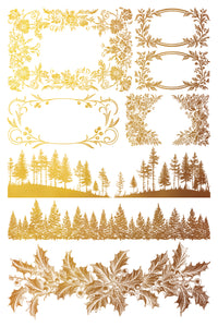 2024 IOD Iron Orchid Designs Gilded Foil Tinsel Transfer Pad