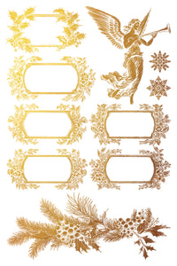 2024 IOD Iron Orchid Designs Gilded Foil Tinsel Transfer Pad