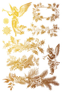 2024 IOD Iron Orchid Designs Gilded Foil Tinsel Transfer Pad