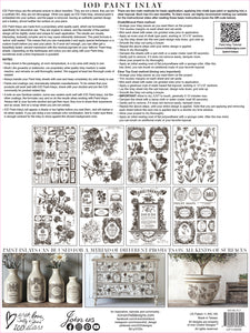 IOD, Iron Orchid Designs, Paint Inlay, Floriography, Floral, New for Summer 2025