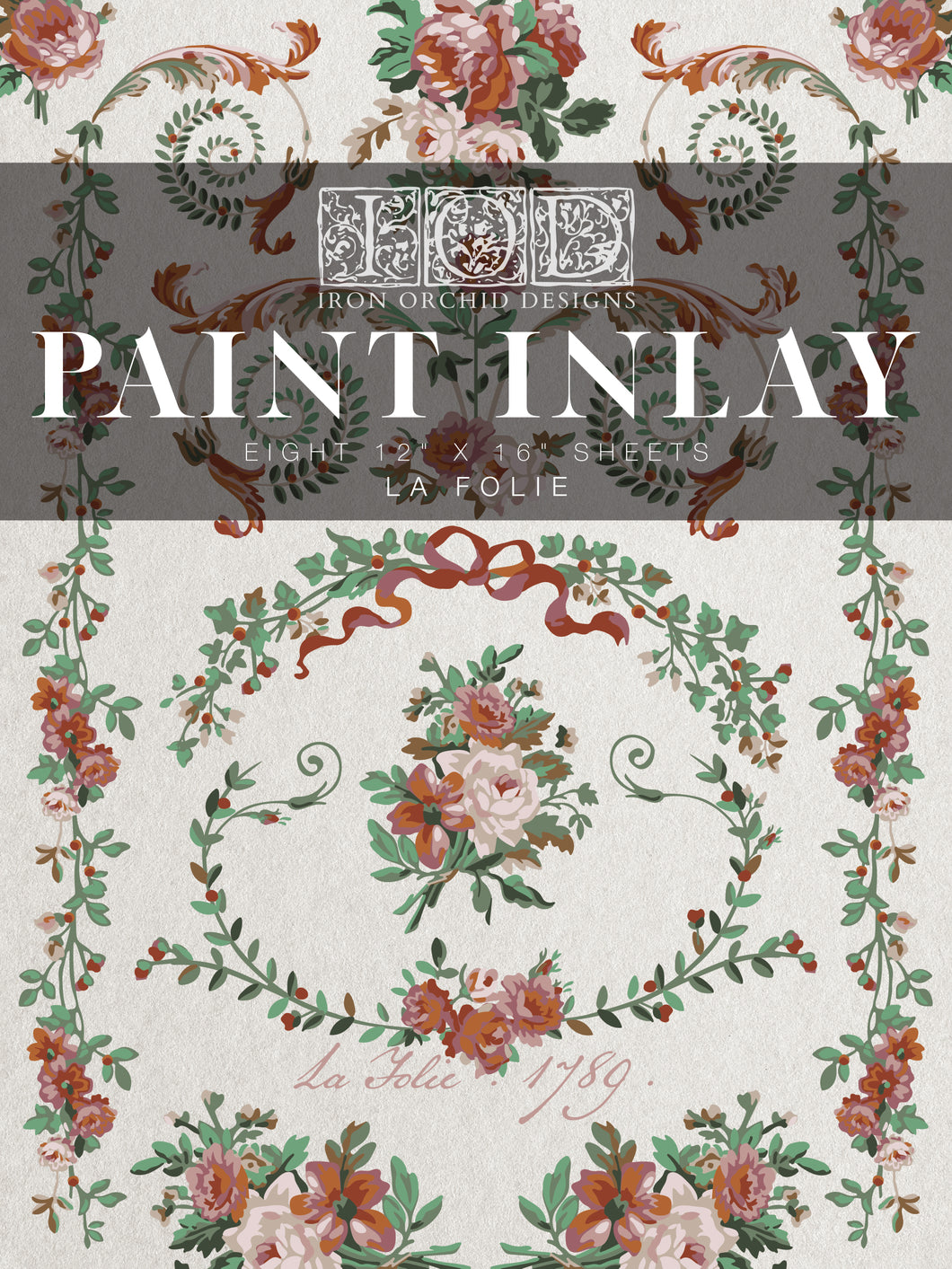 IOD, Iron Orchid Designs, Paint Inlay La Folie Holiday Release 2025