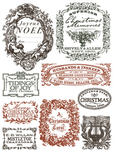 IOD, Iron Orchid Designs, Paint Inlay Twelft Night Holiday Release 2025