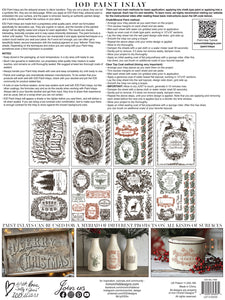 IOD, Iron Orchid Designs, Paint Inlay Twelft Night Holiday Release 2025