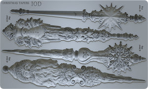 2024 Christmas Taper Mould, Mold from IOD Iron Orchid Designs