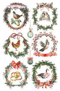 IOD, Iron Orchid Designs Holiday Release 2025 Partridge Lane Transfer Pad