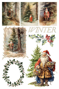 IOD, Iron Orchid Designs Holiday Release 2025 Santa Hollow Transfer Pad