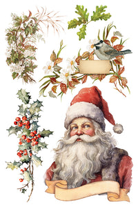 IOD, Iron Orchid Designs Holiday Release 2025 Santa Hollow Transfer Pad