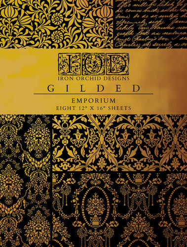 Emporium Gilded Foil Transfer Pad Iron Orchid Designs, IOD