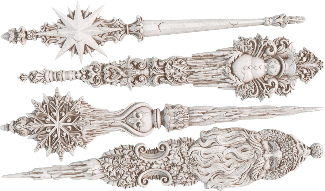 2024 Christmas Taper Mould, Mold from IOD Iron Orchid Designs