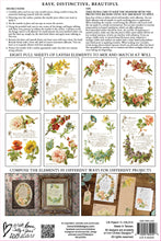 Load image into Gallery viewer, IOD, Iron Orchid Designs, Love of Flowers Transfer Pad New for 2024