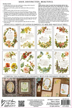 Load image into Gallery viewer, IOD, Iron Orchid Designs, Love of Flowers Transfer Pad New for 2024