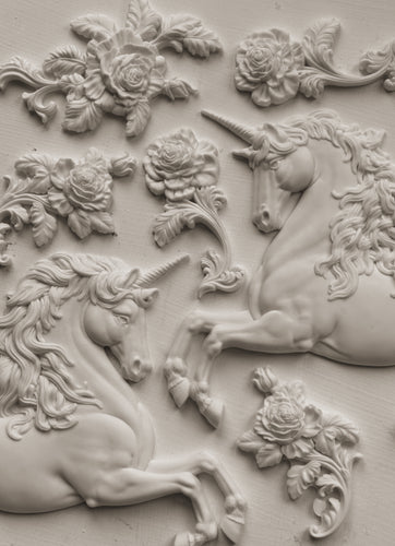 IOD, Iron Orchid Designs, Mould, Mold, new for Summer 2025, Unicorns