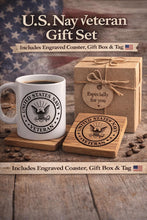 Load image into Gallery viewer, Customizable Personalized Military Emblem Coffee Cup and Coaster __etsy:8019985544