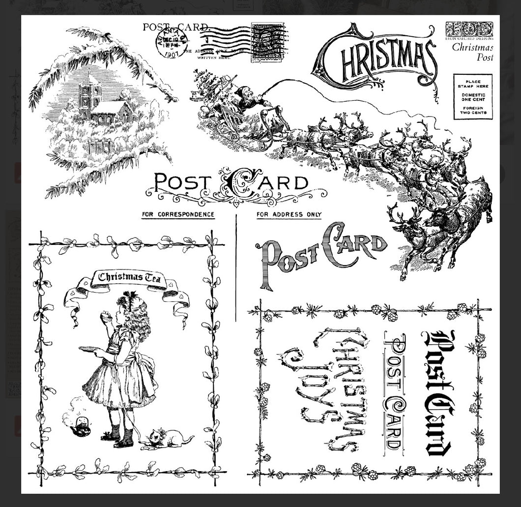 IOD Iron Orchid Designs Stamp 2025 HolidayChristmas Post Release
