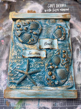 Load image into Gallery viewer, IOD Iron Orchid Designs Kindest Regards Stamp used in Beach Project video by Lisa Ahmad of Craft Therapy!