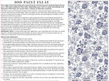 Load image into Gallery viewer, IOD, Iron Orchid Designs, Paint Inlay Indigo Floral Blue