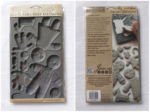 Iron Orchid Designs Ginger & Spice Mould, mold, IOD