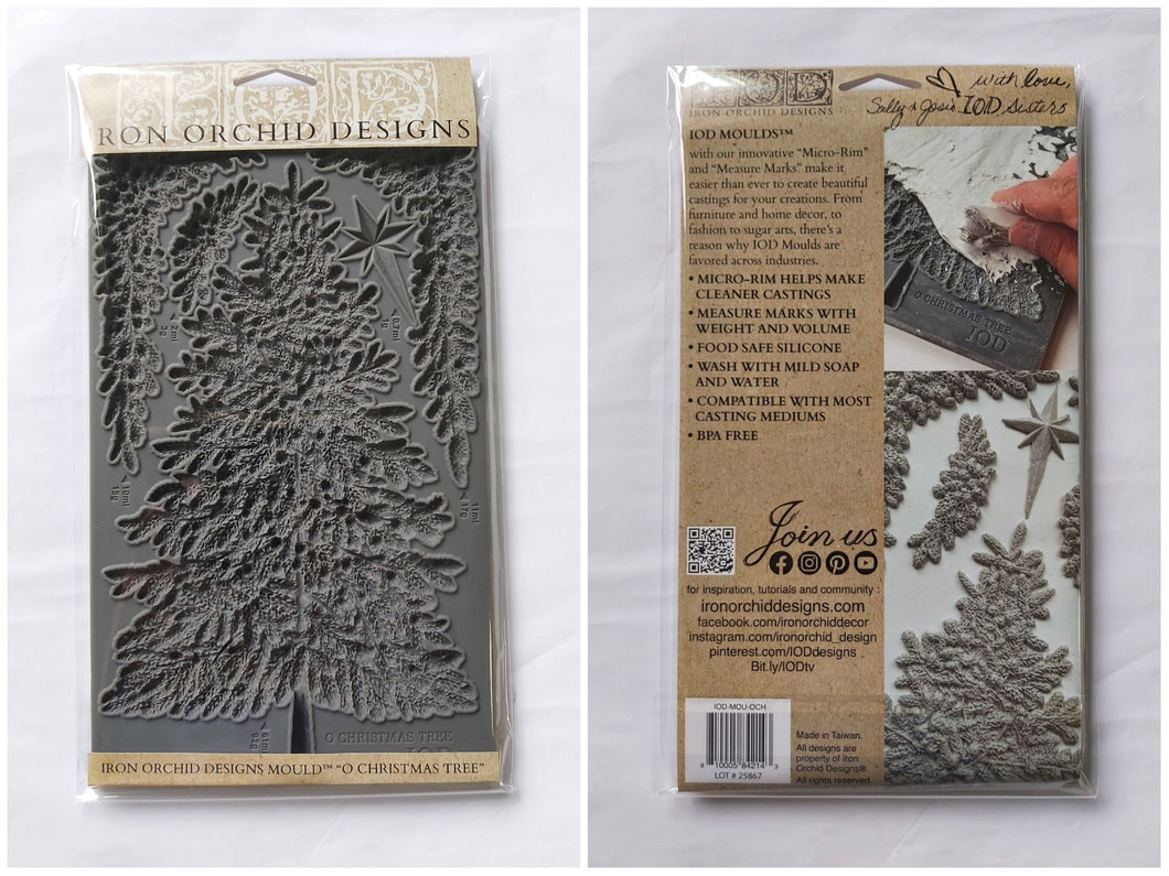 O Christmas Tree Iron Orchid Designs, Mould, mold