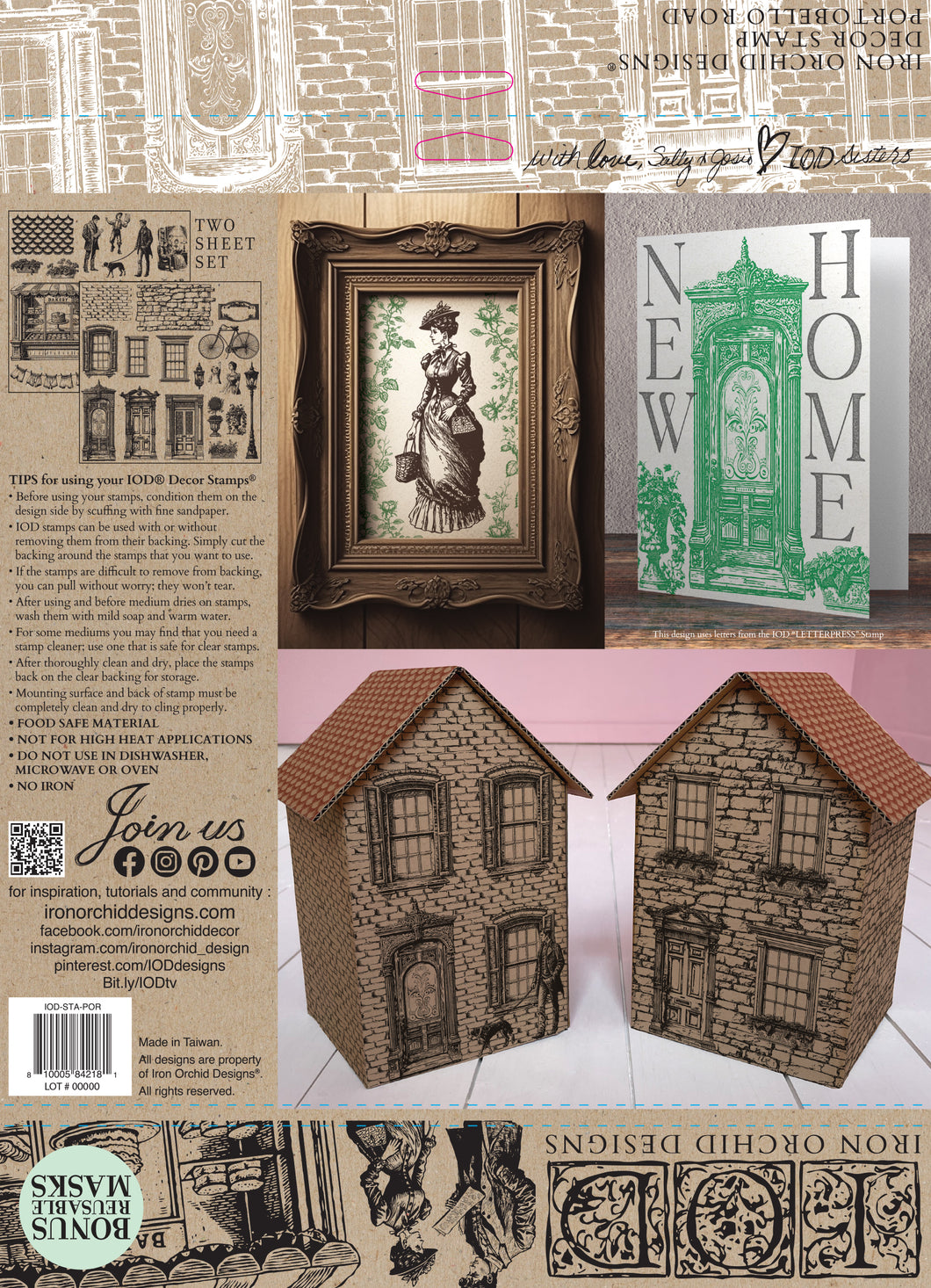 Iron Orchid Designs Portobello Road Stamp Set