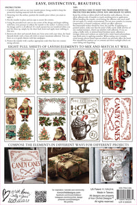 Sold out. Candy Cane Cottage  IOD Transfer, Iron Orchid Designs  2023