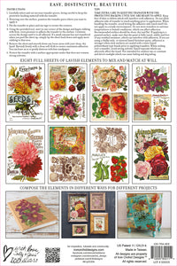 IOD Iron Orchid Transfer Pad Seed Catalogue